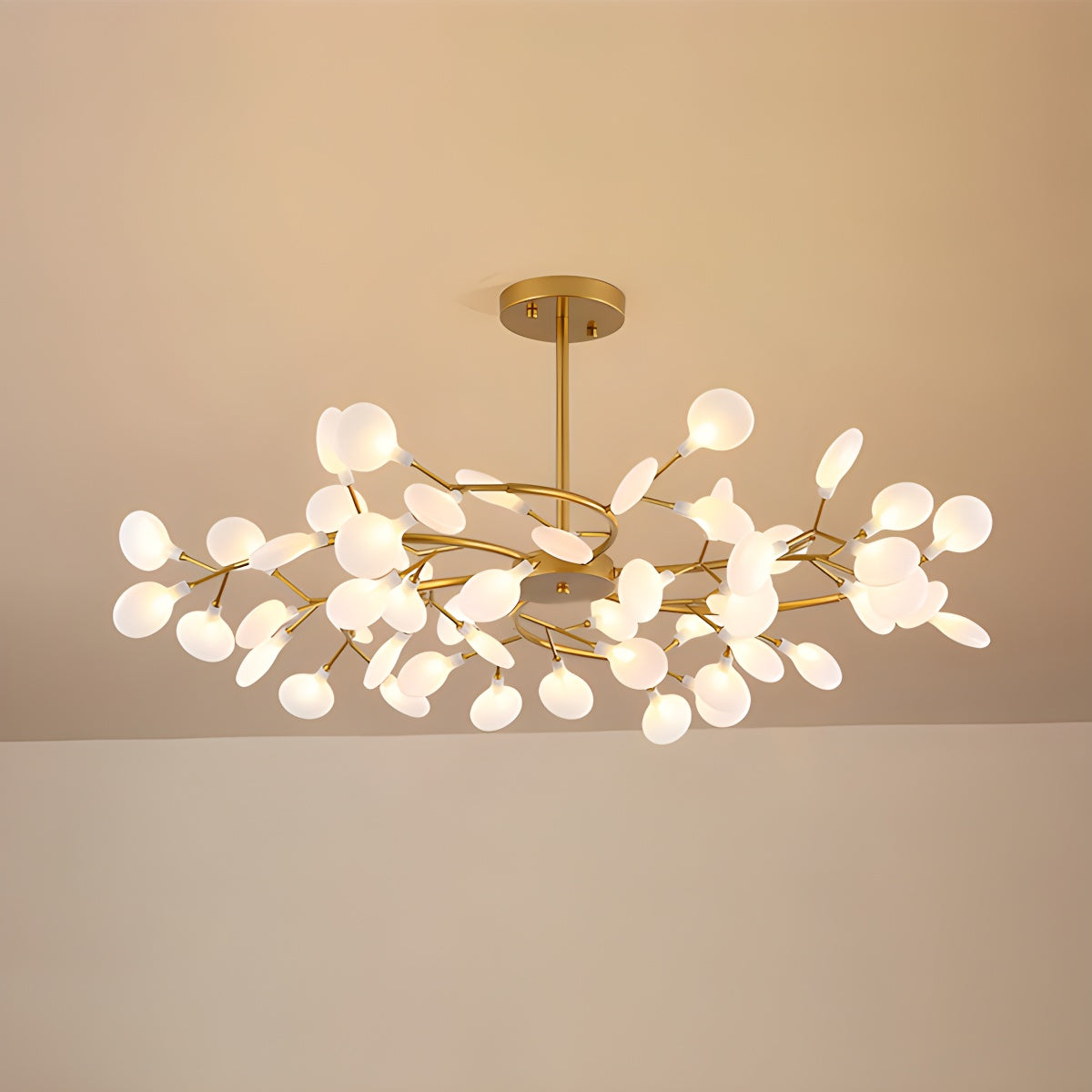Glowing Crystal LED Pendant Light