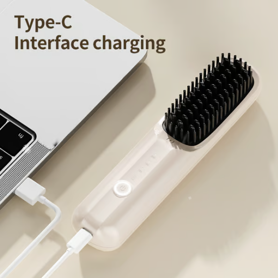 Sleek Hair Straightening Brush