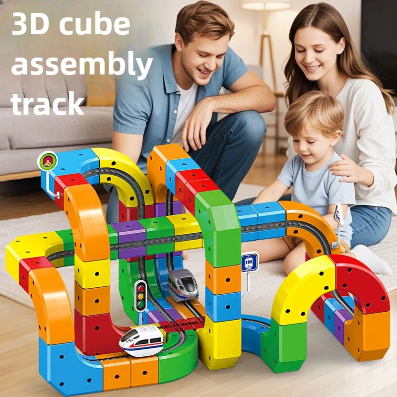 Colorful Kids Magnetic Construction Blocks
