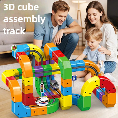Colorful Kids Magnetic Construction Blocks