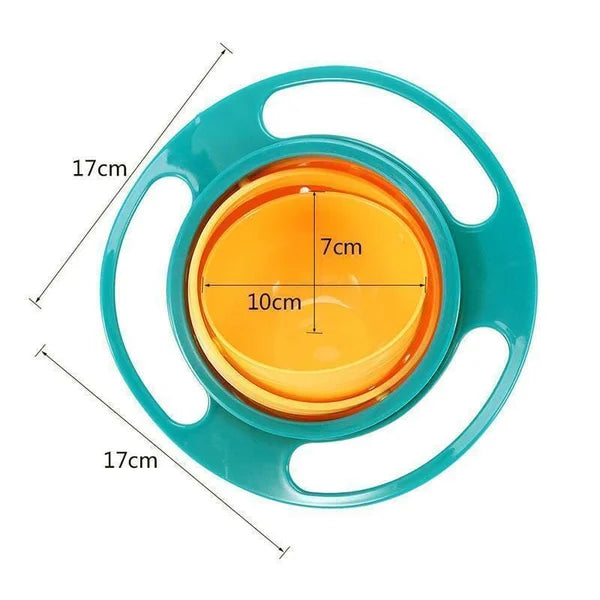Easy Eat Spill Proof Rotating Bowl