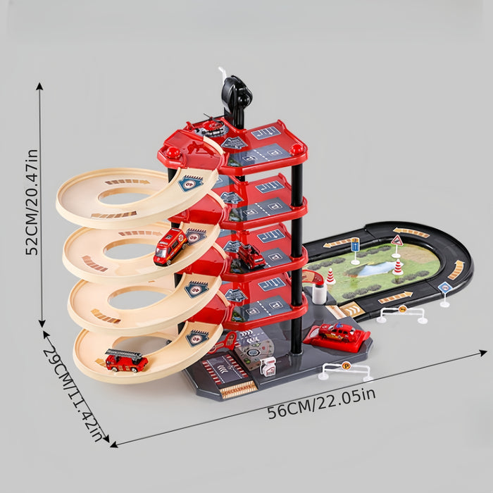 Ultimate 3D Fire Station Playset with Trucks and Accessories