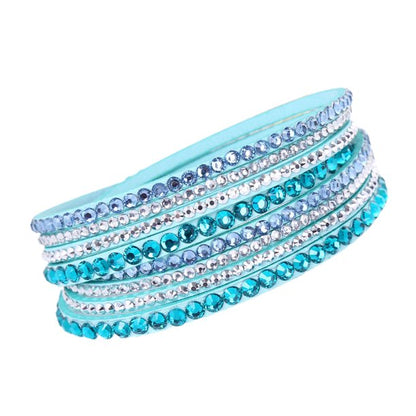 Shiny Ladies Glittering Multi Layer Bracelet