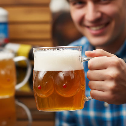 Funny Double Wall Glass Novelty Mug