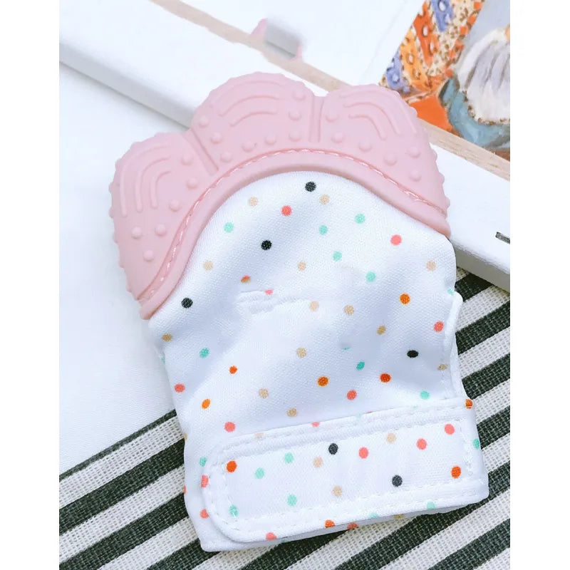 Baby Teether Glove with Gentle Chewable Tips