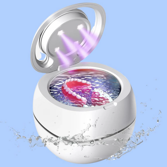 Compact Sonic Denture Cleaning Device - Luxicro