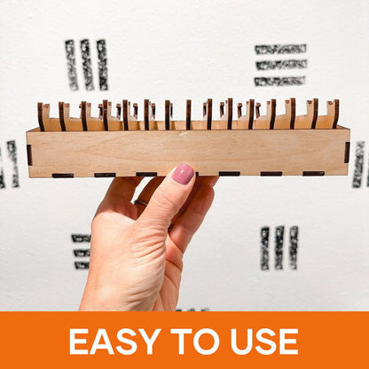 Wooden Bunny Sewing Thread Holder 16 Piece Set