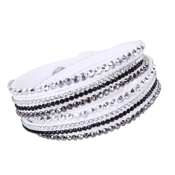 Shiny Ladies Glittering Multi Layer Bracelet