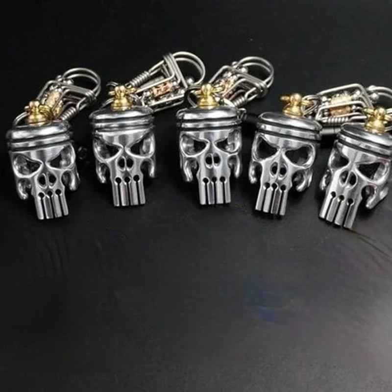 Cool 3D Skull Keychain