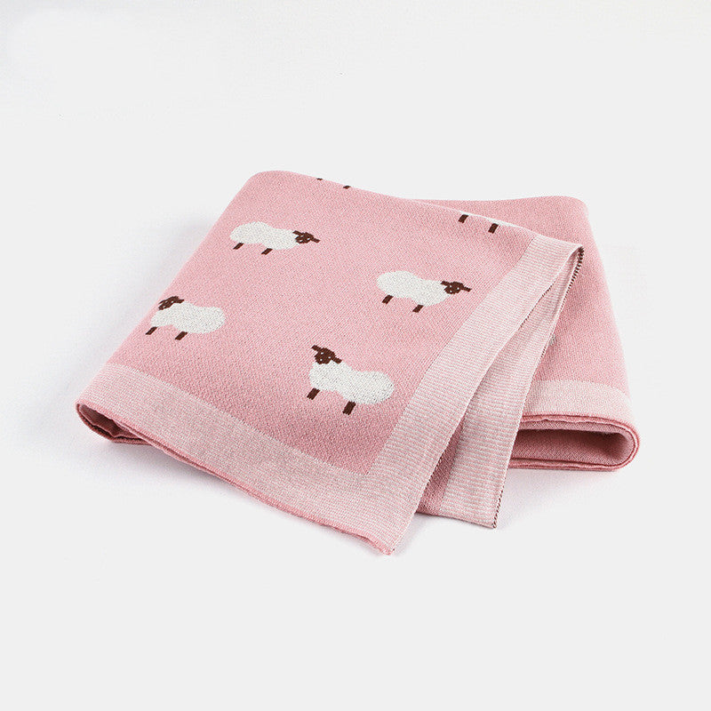Cozy Baby Blanket with Sheep Design