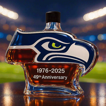 Seattle Seahawks Vintage Collector Whiskey Decanter