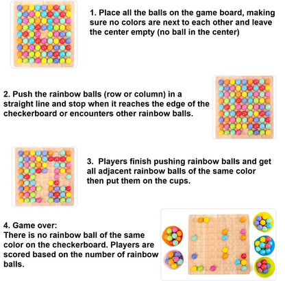 Classic Wood Bead Puzzle Board