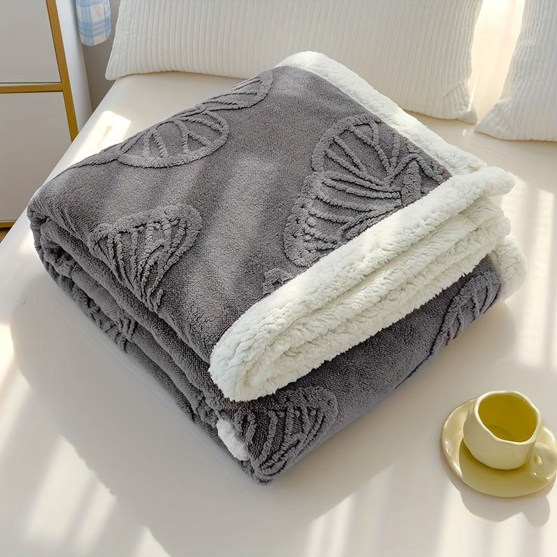 Plush Fleece Throw Blanket with Colorful Butterfly Pattern - Luxicro