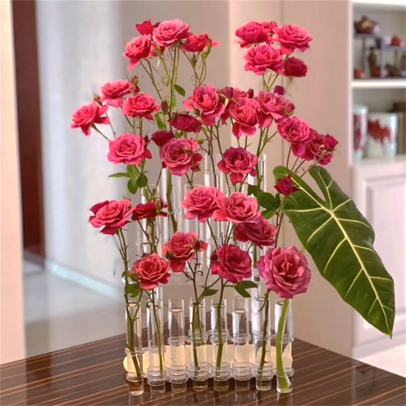 Decorative Glass Floral Vase Set