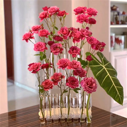 Beautiful Clear Flower Vase Set