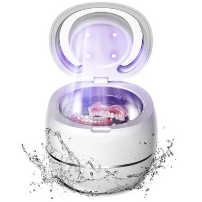 Compact Sonic Denture Cleaning Device
