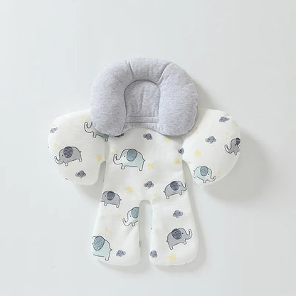 Soft Infant Car Seat Cushion with Head Support - Luxicro