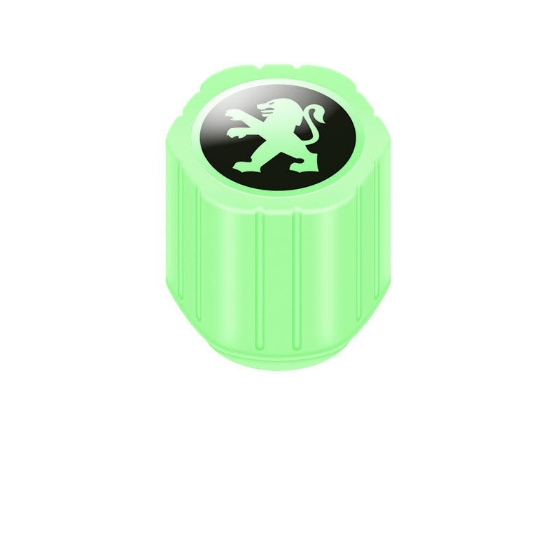 Bright Green LED Tire Valve Stem Caps 20-Pack