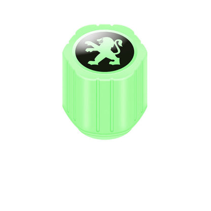 Bright Green LED Tire Valve Stem Caps 20-Pack
