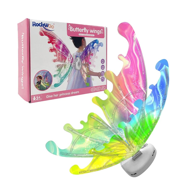 Shimmering Black Light Wing Decoration - Luxicro