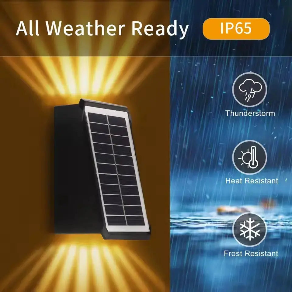 Vibrant Waterproof Outdoor LED Wall Lamp