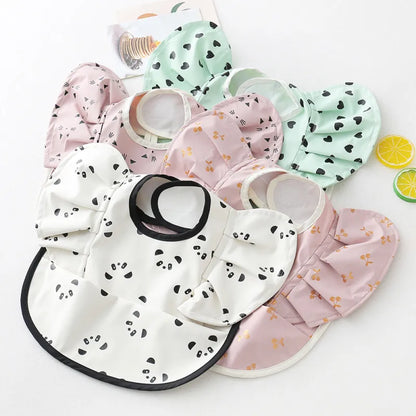 Comfortable Infant Drool Bib with Sleeves