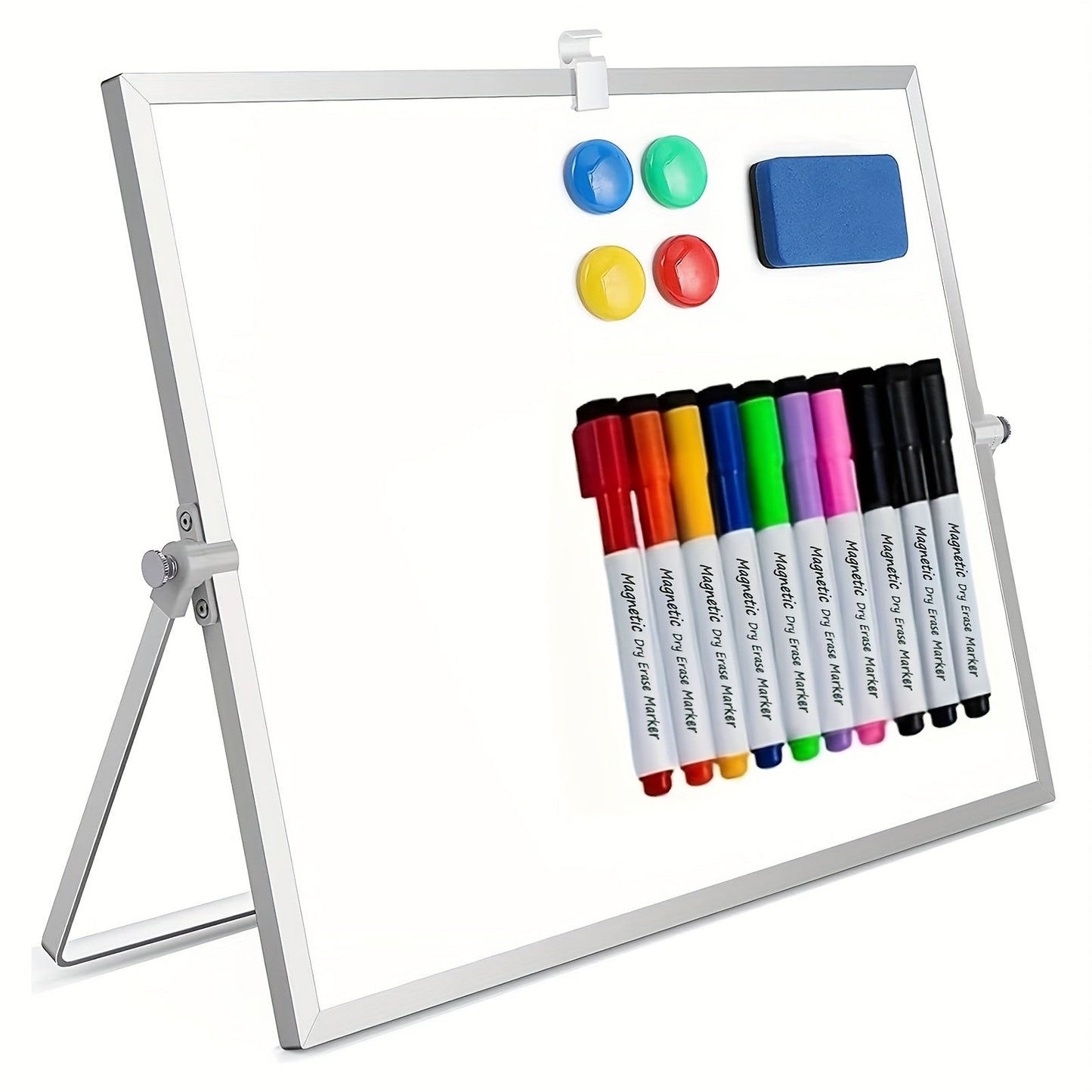 Reversible Whiteboard with Erasable Magnetic Surface - Luxicro