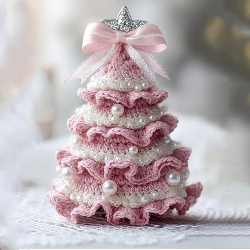 Beautiful Handmade Crochet Christmas Trees