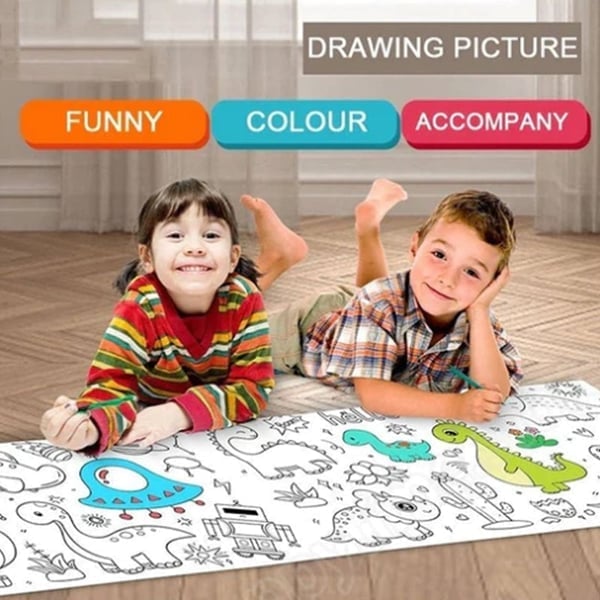 Big Creative Children's Drawing Paper Roll