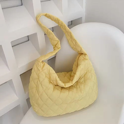 Spacious Cushioned Cross Body Shoulder Bag