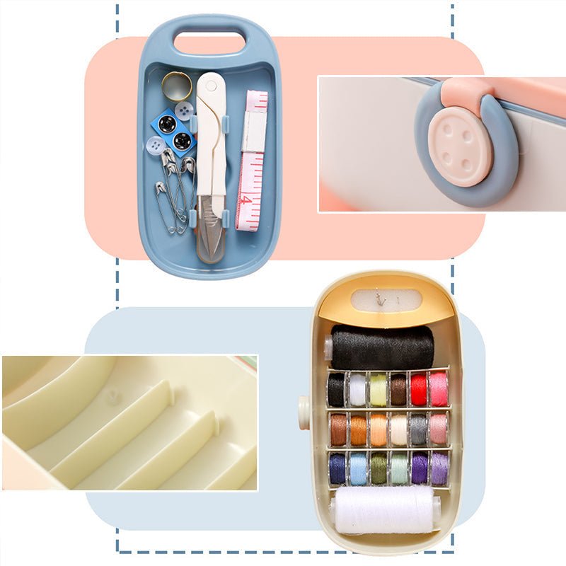 Portable Sewing Kit for Easy Clothing Repair