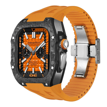 Durable Carbon Fiber Apple Watch Ultra Case Kit