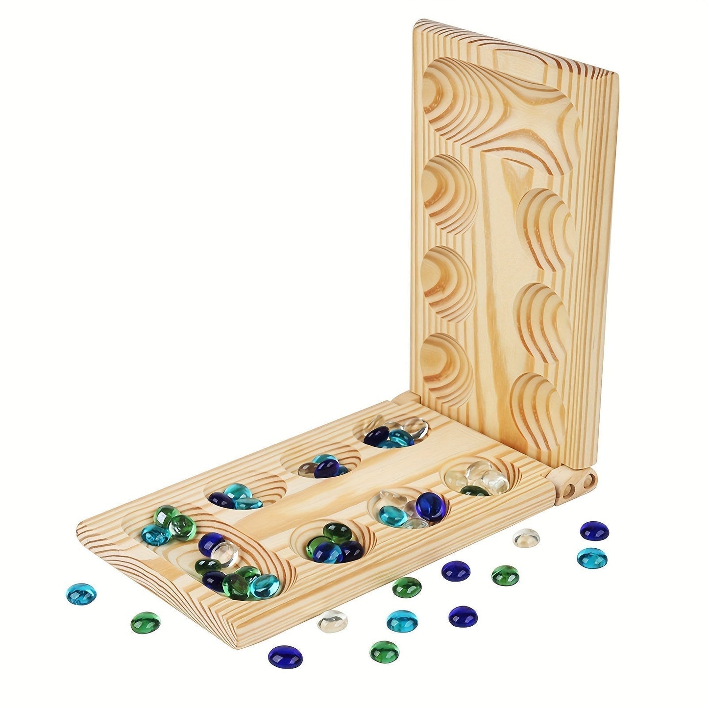Compact Travel Mancala Board Game for Family Fun