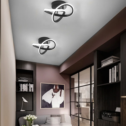 Modern LED Black Ceiling Lamp