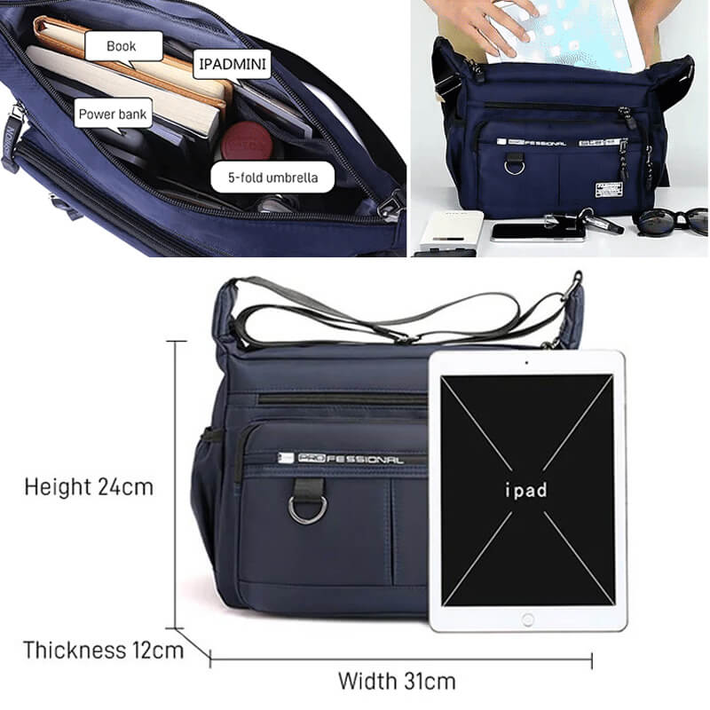 Big Splash Resistant Cross Body Purse