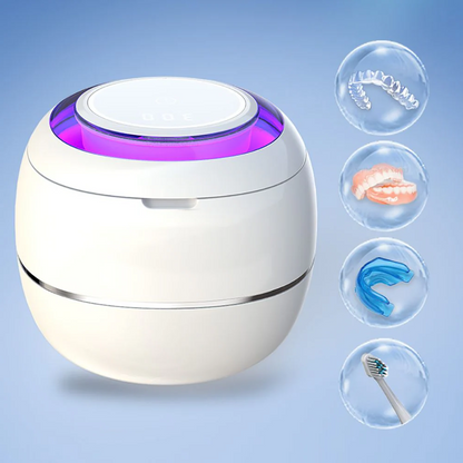 Compact Sonic Denture Cleaning Device