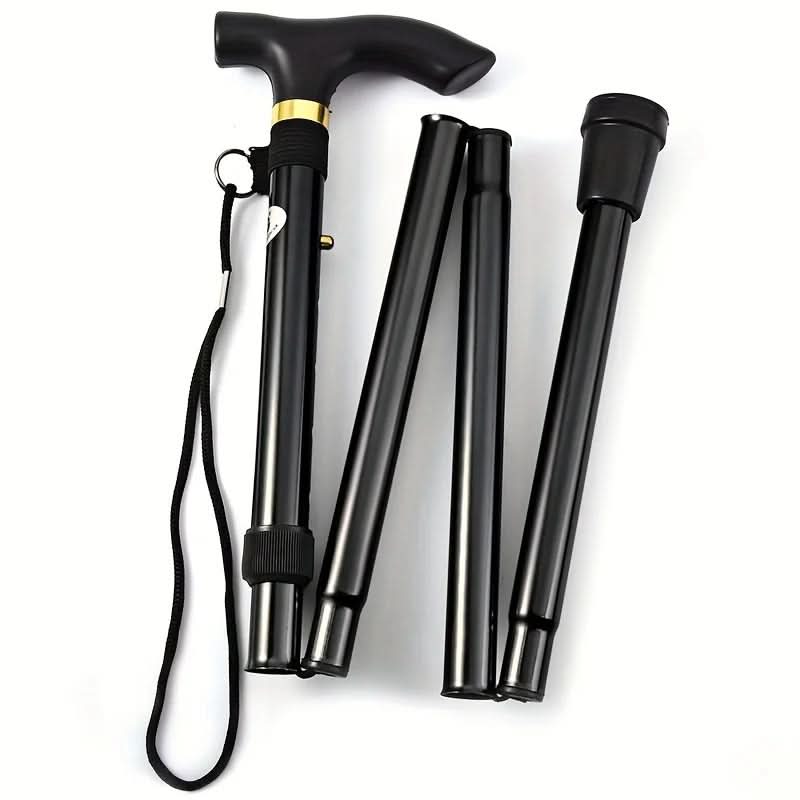 Portable Folding Cane with Ergonomic Grip - Luxicro