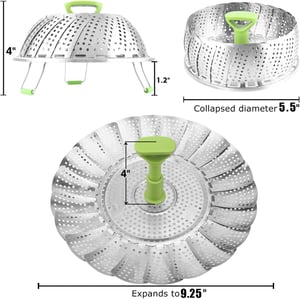 Portable Folding Food Steamer Basket