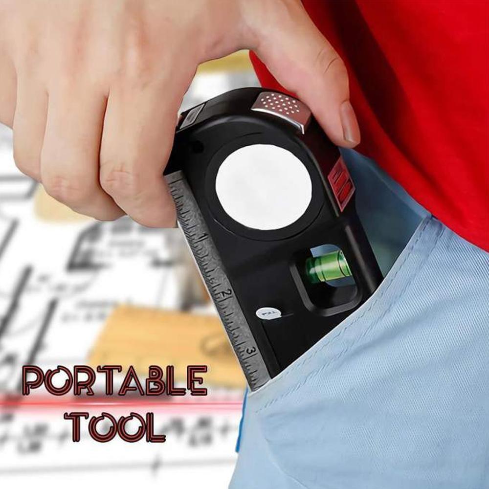 Precise 4-in-1 Laser Level Measurement Tool Set