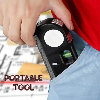 Precise 4-in-1 Laser Level Measurement Tool Set