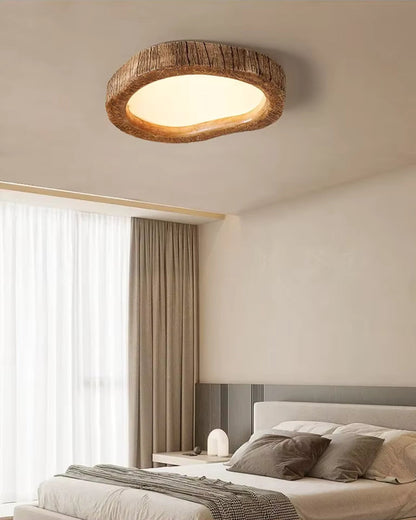 Vintage Wood Pendant Light Fixture