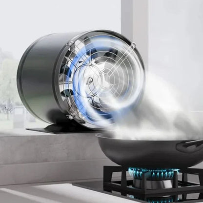 Silent Space Saving Wall Fan for Home Use