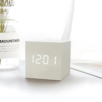 Compact LED Clock Radio Alarm