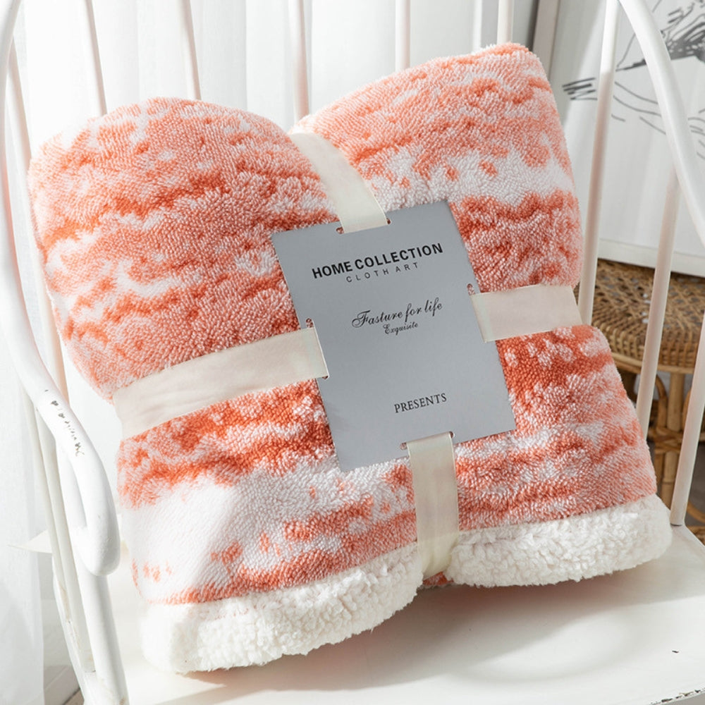 Plush Velvet Fleece Throw Blanket