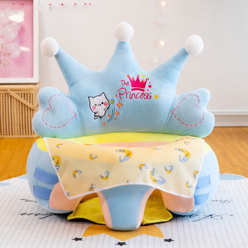 Cozy Baby Seat with Toy Bar - Soft Sitting Helper - Luxicro