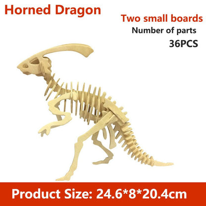 Colorful Kids Dinosaur Jigsaw Puzzle
