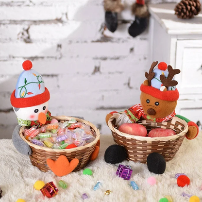 Holiday Sweet Woven Gift Basket