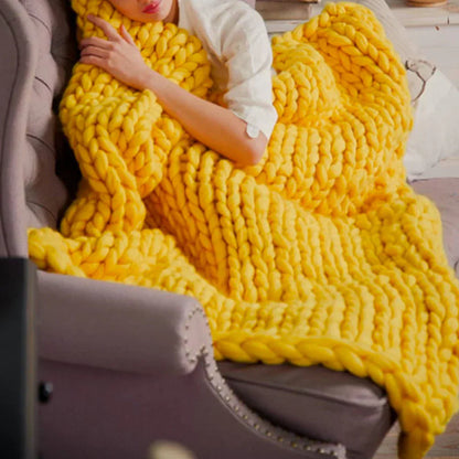 Soft Bulky 1000g Wool Yarn for Warm Blankets