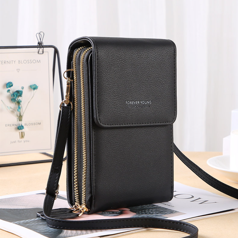 Spacious Stylish Crossbody Smartphone Pouch