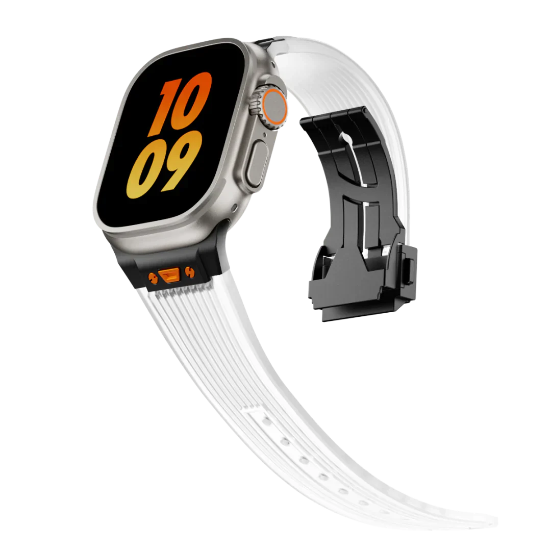 Clear Flexible Apple Watch Strap